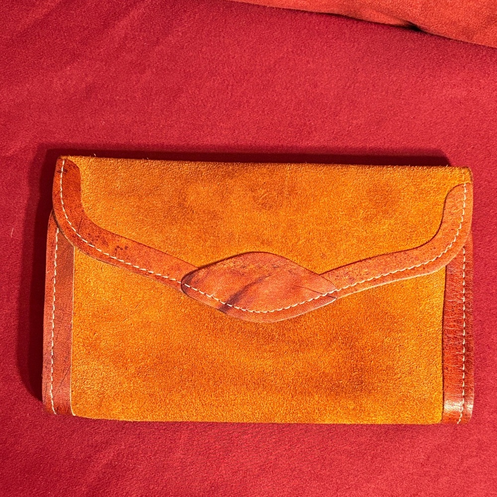 Elegant Burnt Orange Suede Walket